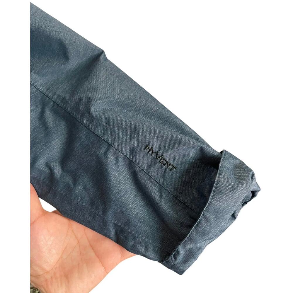 The North Face Women Blue Teal Insulated Hooded HyVent Jacket Size Small - EUC - Picture 6 of 12